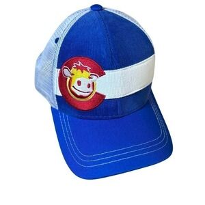 Sweetcow Colorado Flag Trucker Hat Cow Patch Corduroy Blue White Adjustable Cap